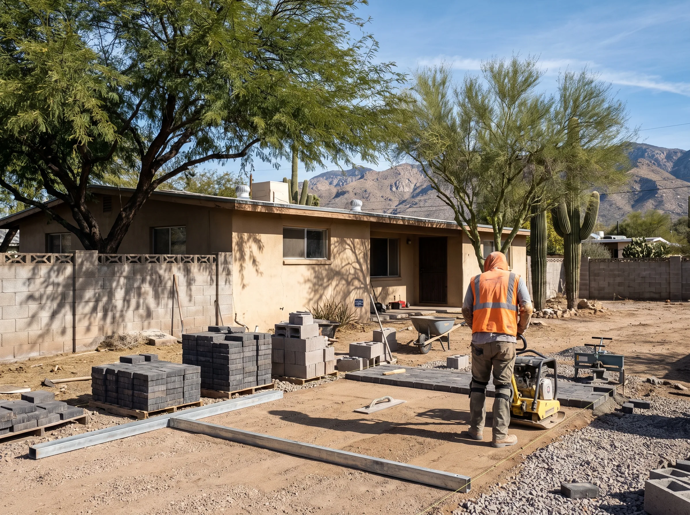 Established Casas Adobes home with mature landscaping